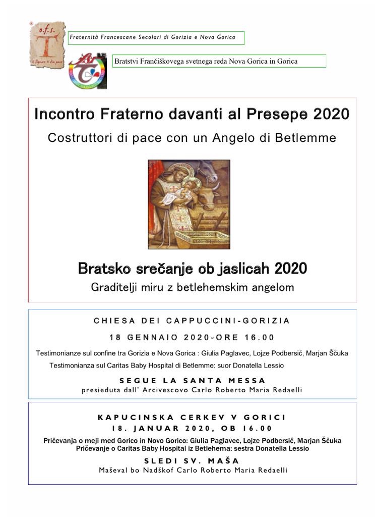 gorizia febbraio 2020 aiuto bambini betlemme