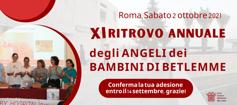 XI ritrovo annuale degli Angeli dei Bambini di Betlemme