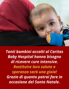 cure intensive caritas baby hospital natale 2021 betlemme