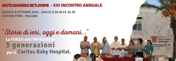XIII incontro degli angeli dei bambini di betlemme