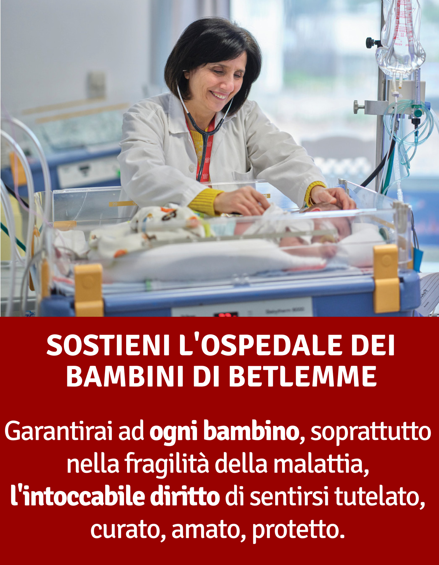 Sostieni il Caritas Baby Hospital di Betlemme